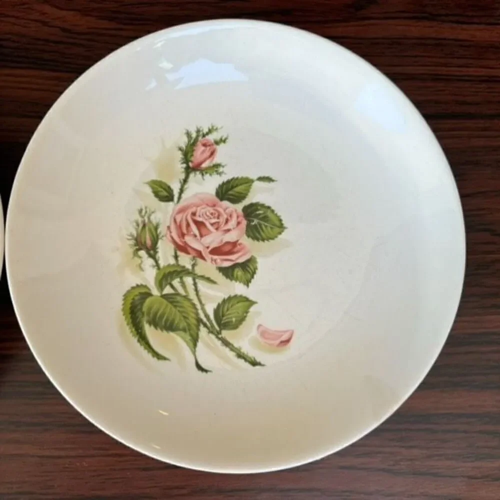 2 Ballerina By Universal Rose Pattern 8” Bowls
